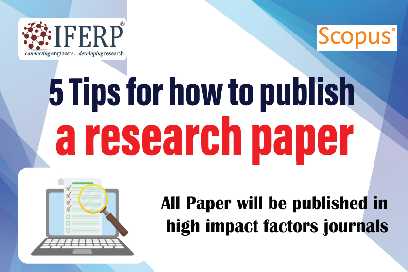 how can you publish a research paper