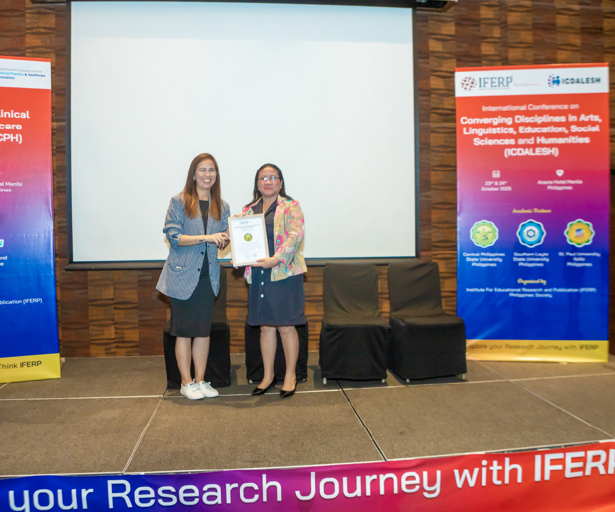ICDALESH conference moment