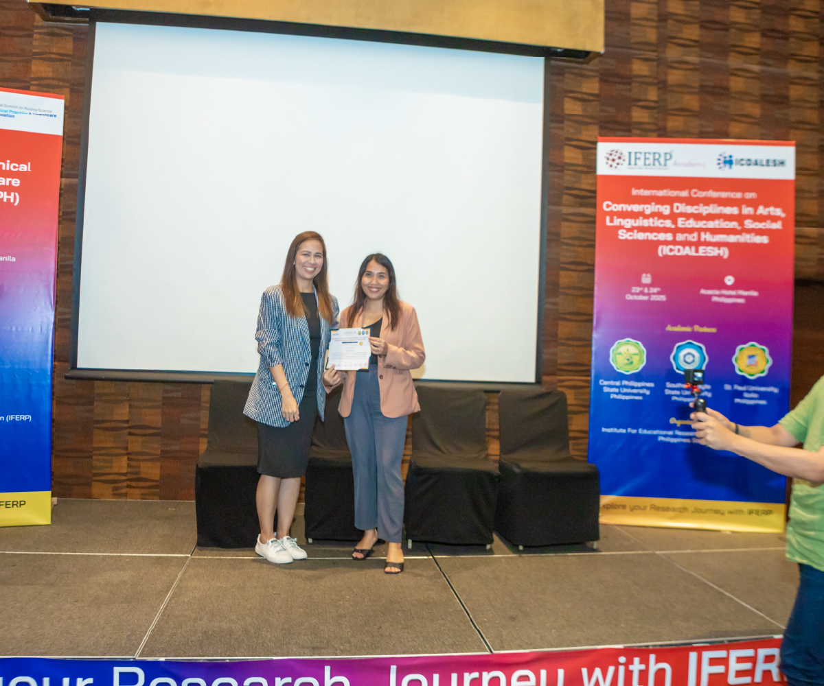 ICDALESH conference moment