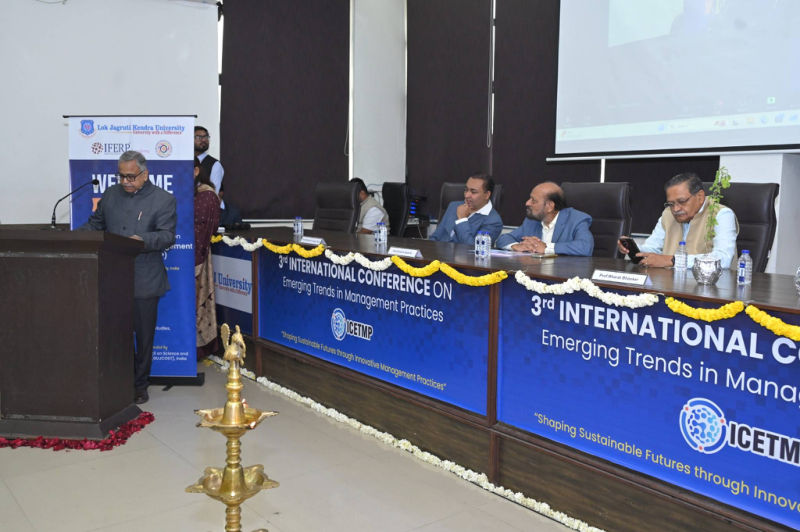 Dais with guests at the opening session of the 3rd ICETMP