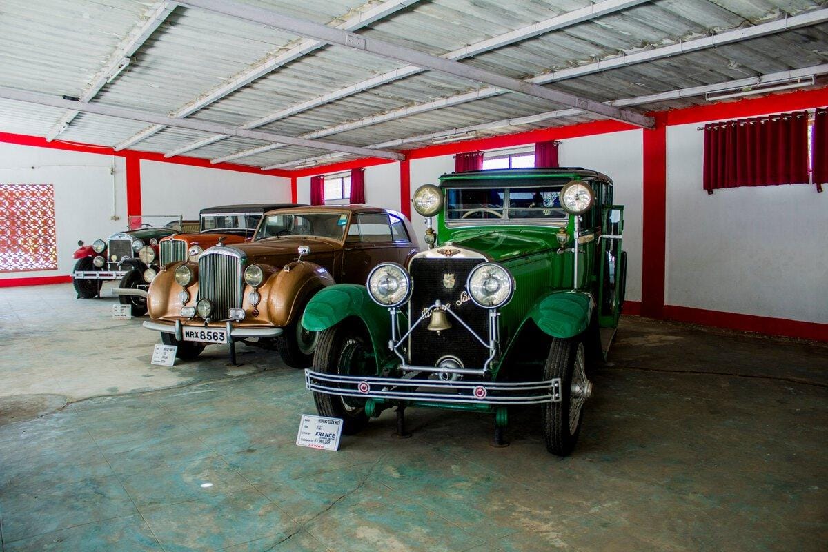Vintage luxury and royal cars at the Auto World Vintage Car Museum